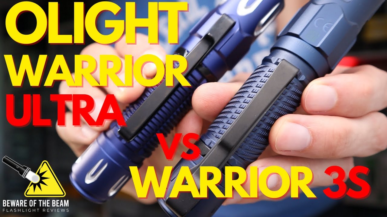 Olight Warrior Ultra vs Olight Warrior 3S flashlight review