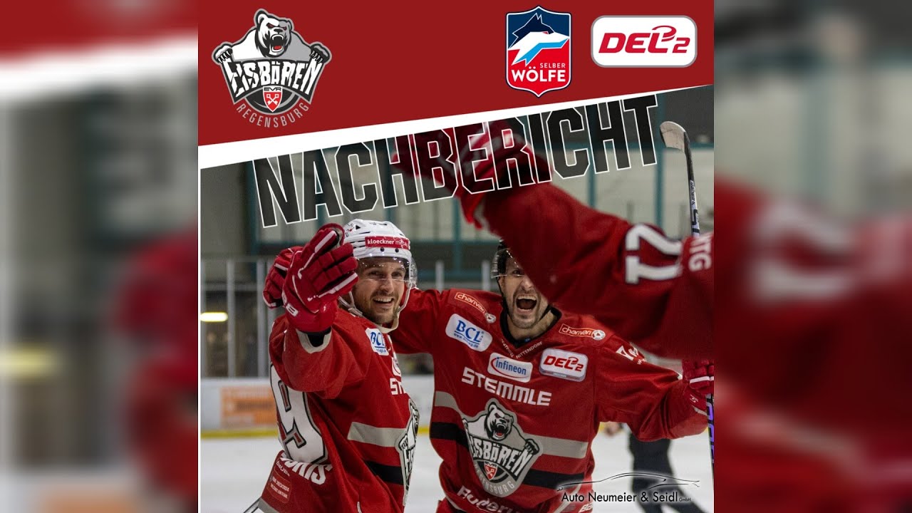 DERBYSIEG NACH OVERTIME: EISBÄREN REGENSBURG BESIEGEN SELBER WÖLFE 4:3 - VIDEO-NACHBERICHT
