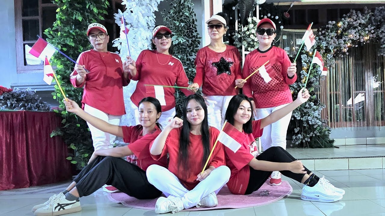 Berkibarlah bendera negeriku'25 LD //  Choreo Rosaly Meike Wonte // dance by Rosaly Meike W 