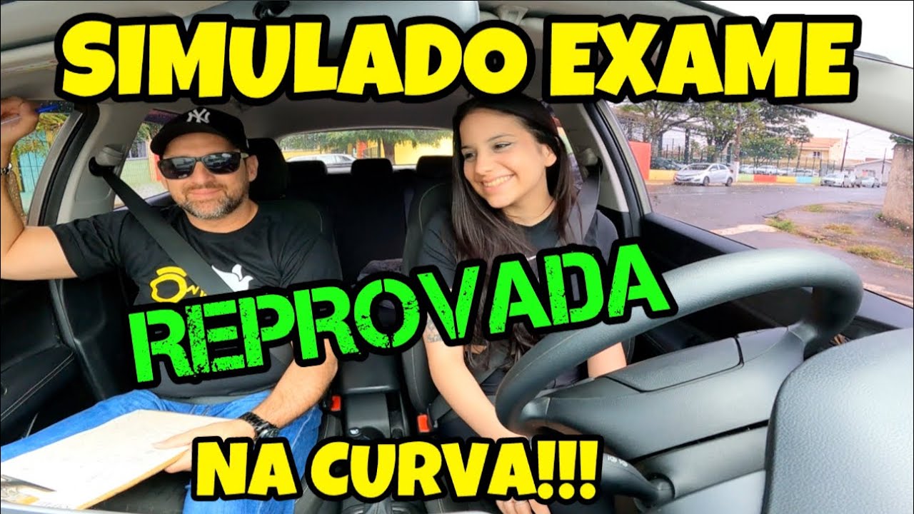 REPROVADA NO SIMULADO DETRAN 2025, SE PERDEU NA CURVA VEJA!!! #simuladodetran2025 