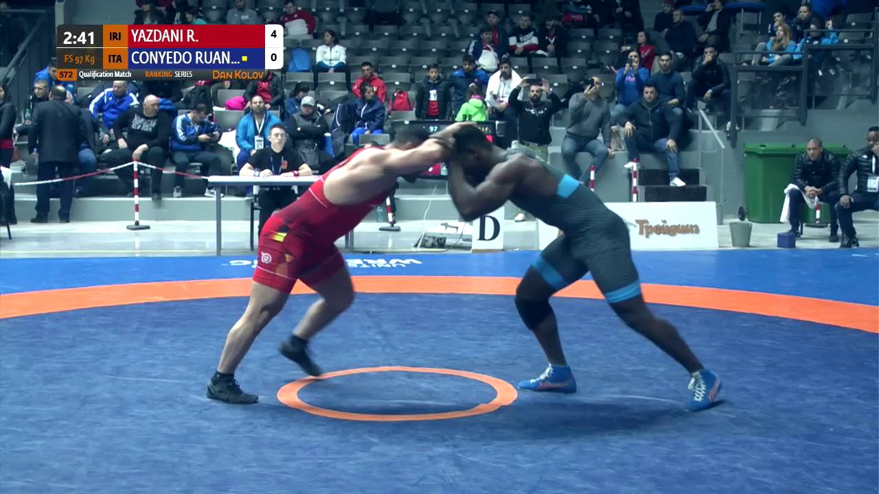 Qual. FS - 97 kg: R. YAZDANI (IRI) v. A. CONYEDO RUAN (ITA)