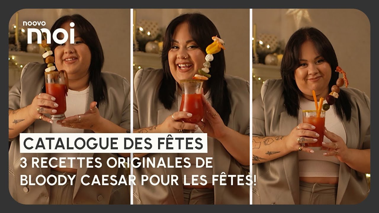 3 recettes originales de Bloody Caesar pour les Fêtes!