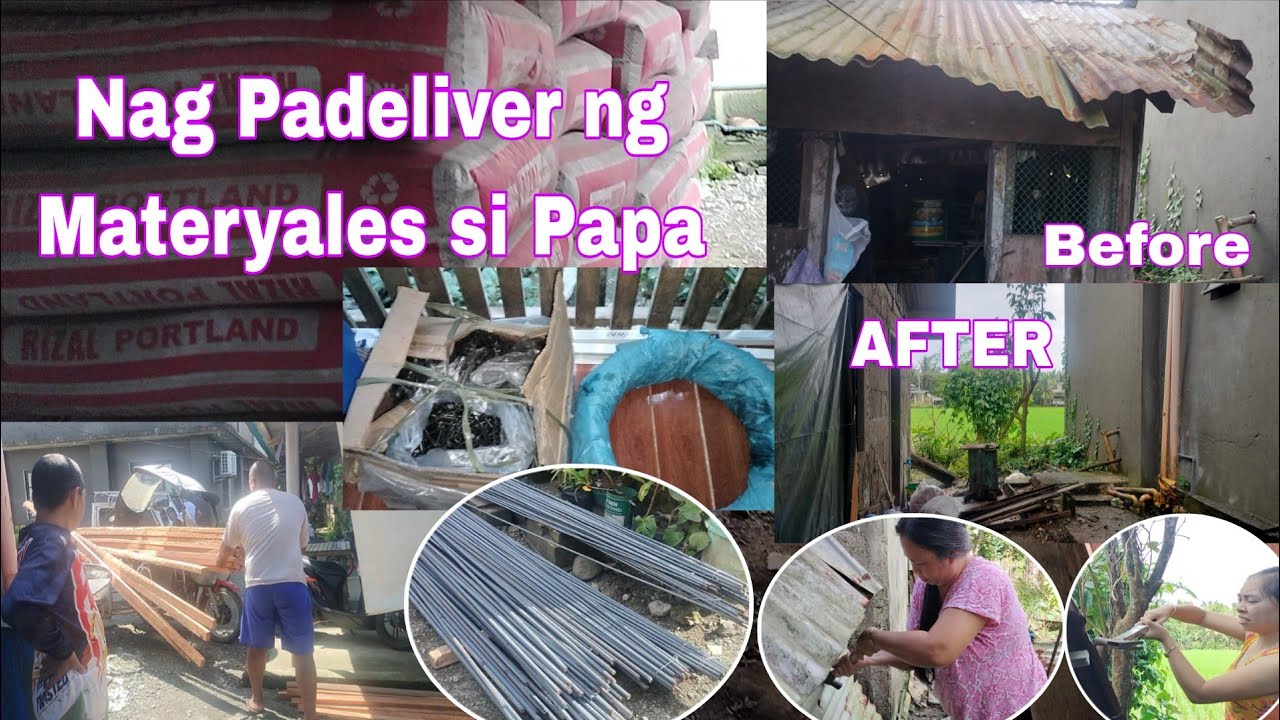 Nag baklas kami ni Mama ng labahan + Nagbili na si Papa ng Materyales Para sa Bahay Vlog#697