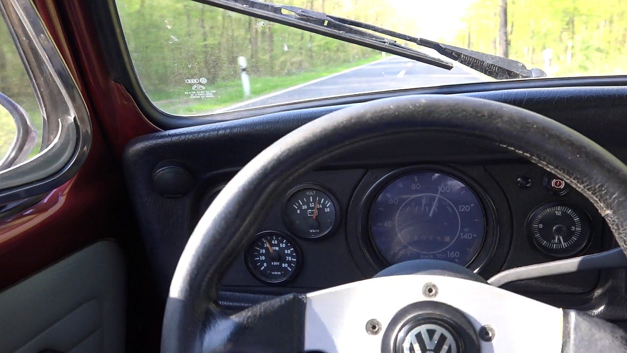VW Beetle Käfer 1600i Acceleration & Sound