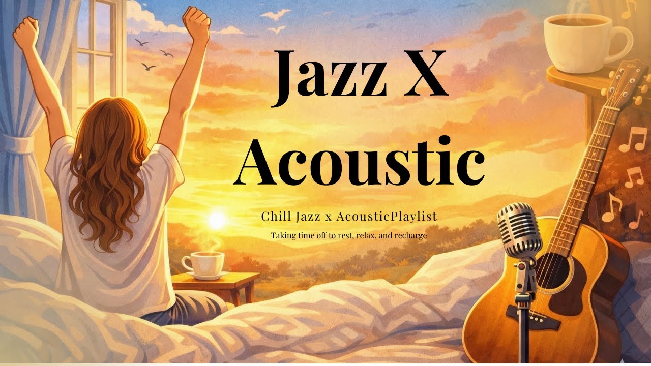 ☁️ COZY MORNINGS ~ Stay Focused & Productive | Chill Jazz x Acoustic Instrumental