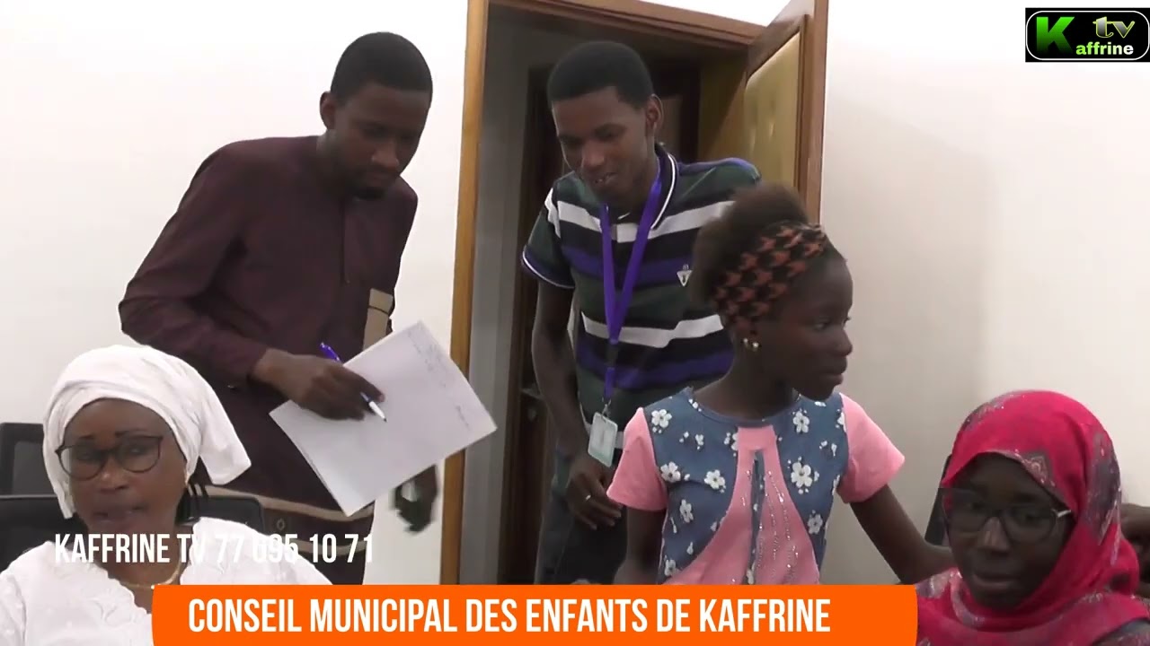 Conseil municipal des enfants de kaffrine