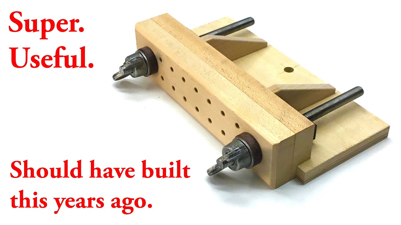 Small Moxon vise for wood model building. Wood Model Workshop 3. #woodworking #taytools #moxon