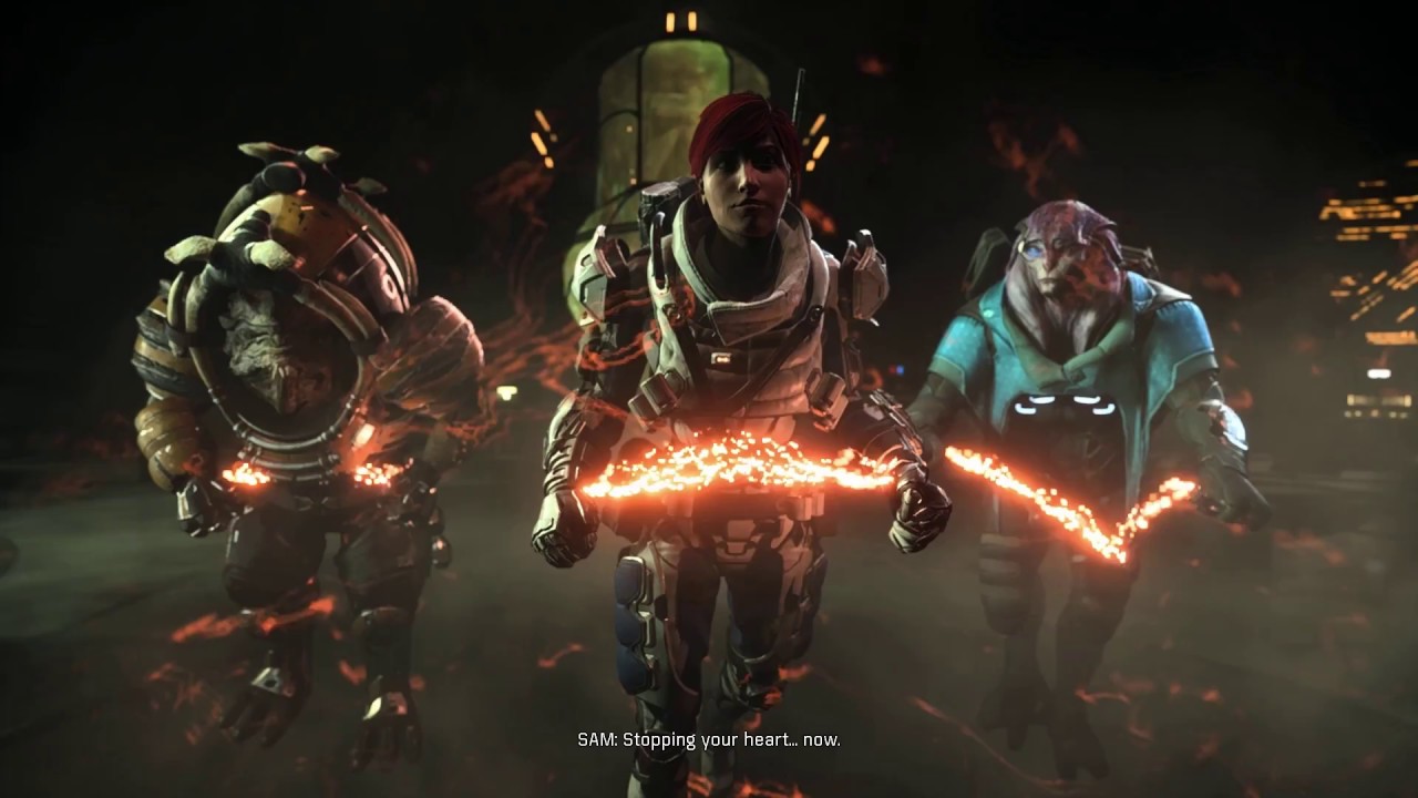 Mass Effect Andromeda - Archon's Trap Jaal Reaction Scene