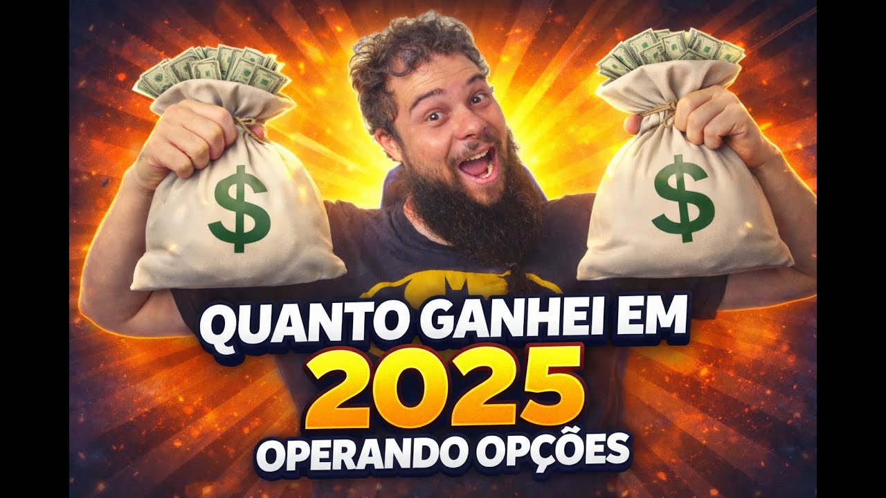 Quanto ganhei em 2025 operando opções