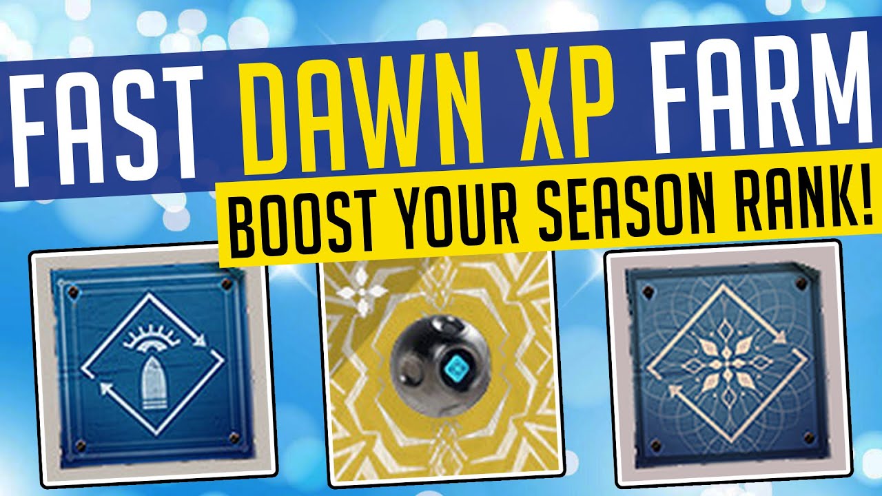 Destiny 2 | FAST DAWN XP FARM! Boost Your Season Rank - FAST & EASY!