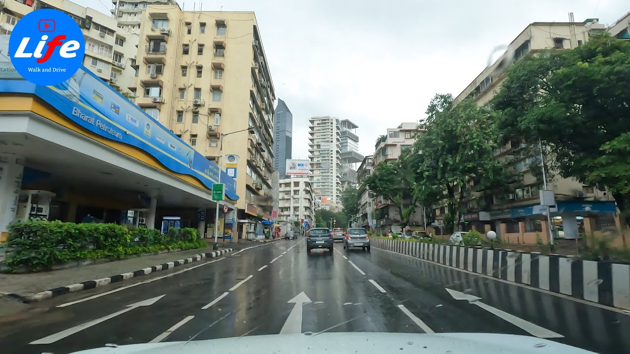 South Mumbai 4K - Monsoon Evening Drive