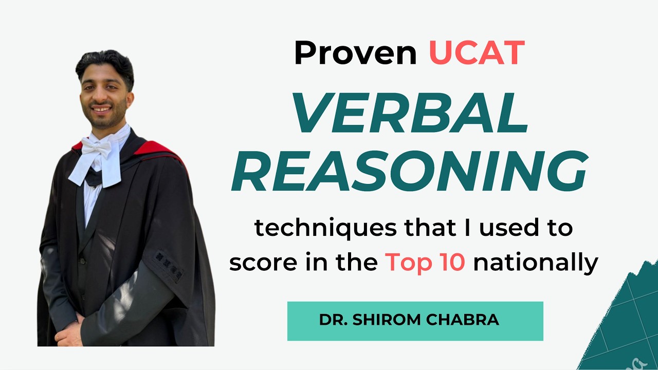 1. Мастер-класс по разделу Verbal Reasoning для UCAT (2026) | Стратегия от участника топ-10 рейтинга