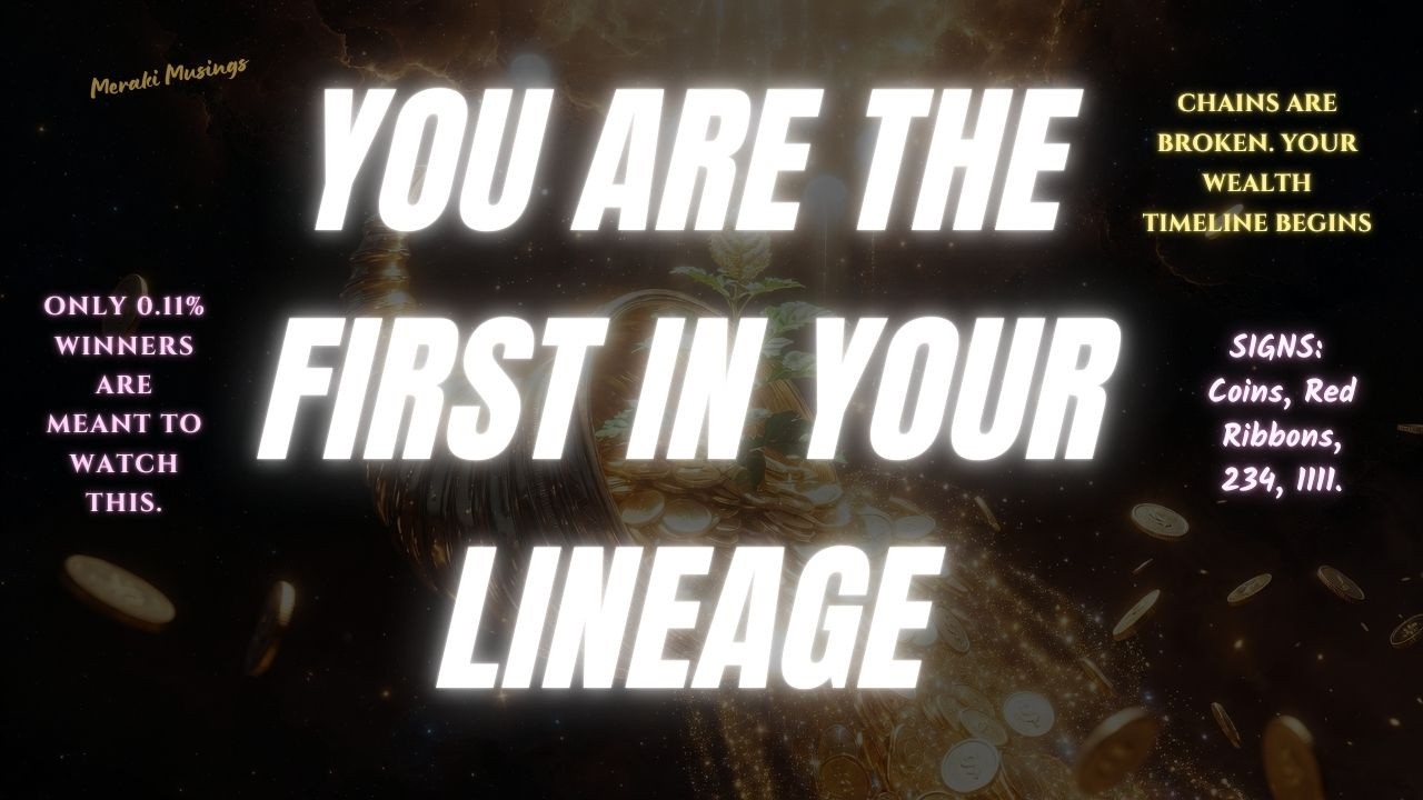 YOU ARE THE FIRST IN YOUR LINEAGE 𖤓 Chains Are Broken ✯ Your Angels Have a message for you ✯