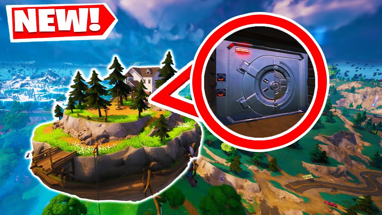 How To Open The Secret Vault on the floating island in Fortnite Chapter 4