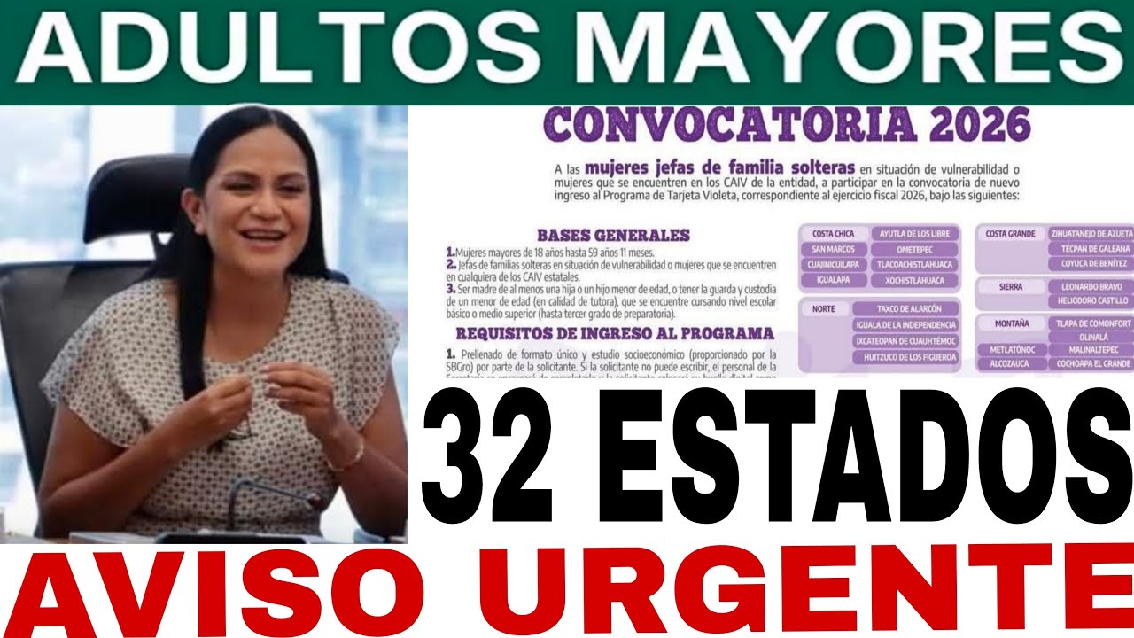 🔥🎉ADULTOS MAYORES AVISO URGENTE HOY JUEVES 11 MARZO 2026 ABREN NUEVAS CONVOCATORIAS