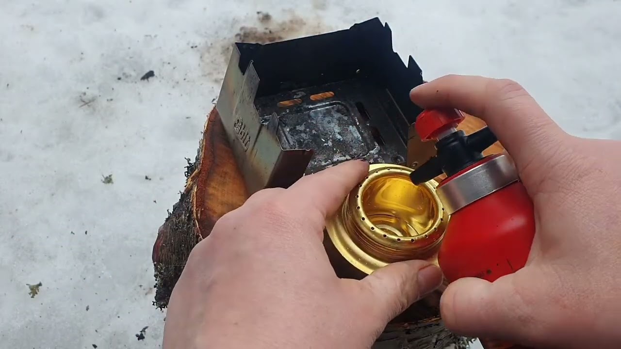 ESBIT POCKET STOVE AND TRANGIA ALCOHOL BURNER TEST