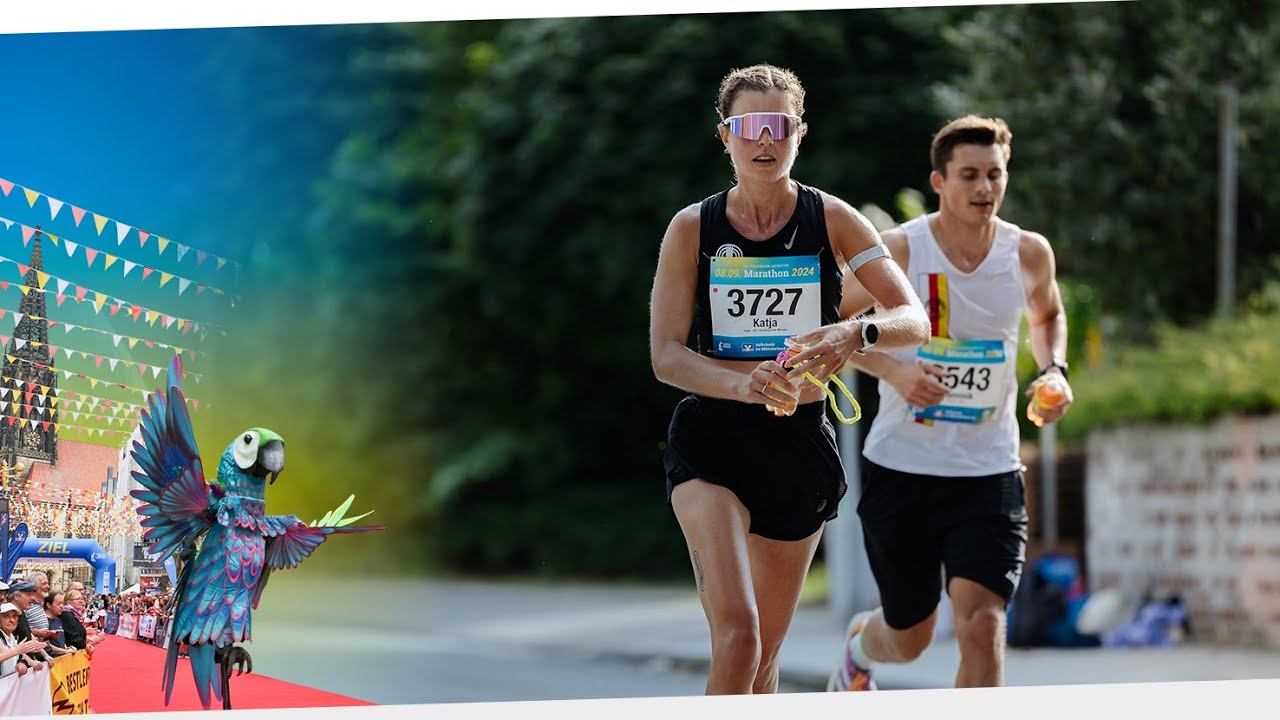 Zieleinlauf | Volksbank Münster Marathon 2025