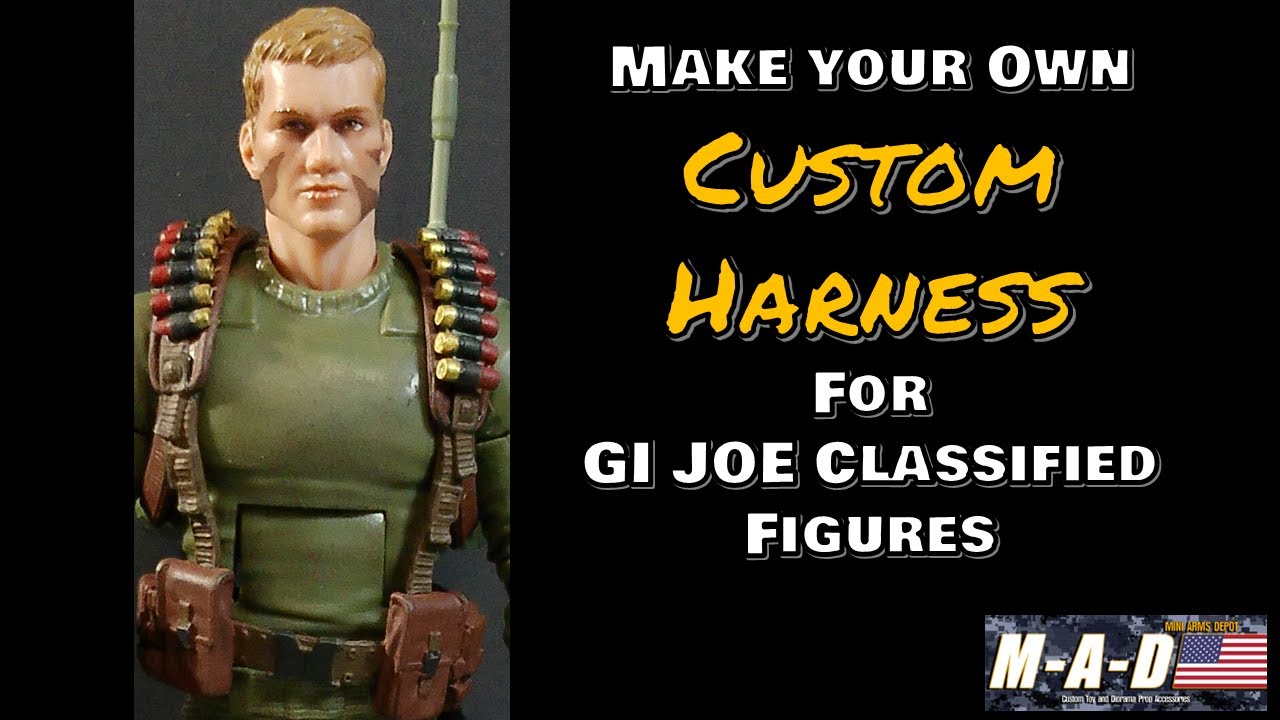How to make your own Custom Tactical Harness for your GI JOE Classified figures