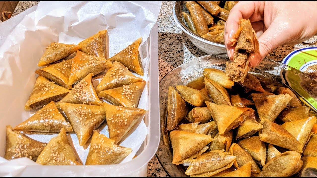 معسلات رمضان/بريوات بكاوكاو فالفرن بكمية مهمة ومداق خطير مع طريقة الاحتفاض بالقرمشة مدة طويلة