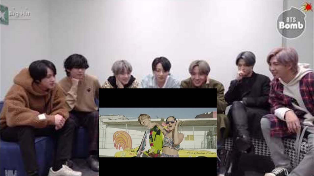 BTS Reaction to JHOPE ft Becky G 'Chicken noodle soup' (Fanmade 💜)