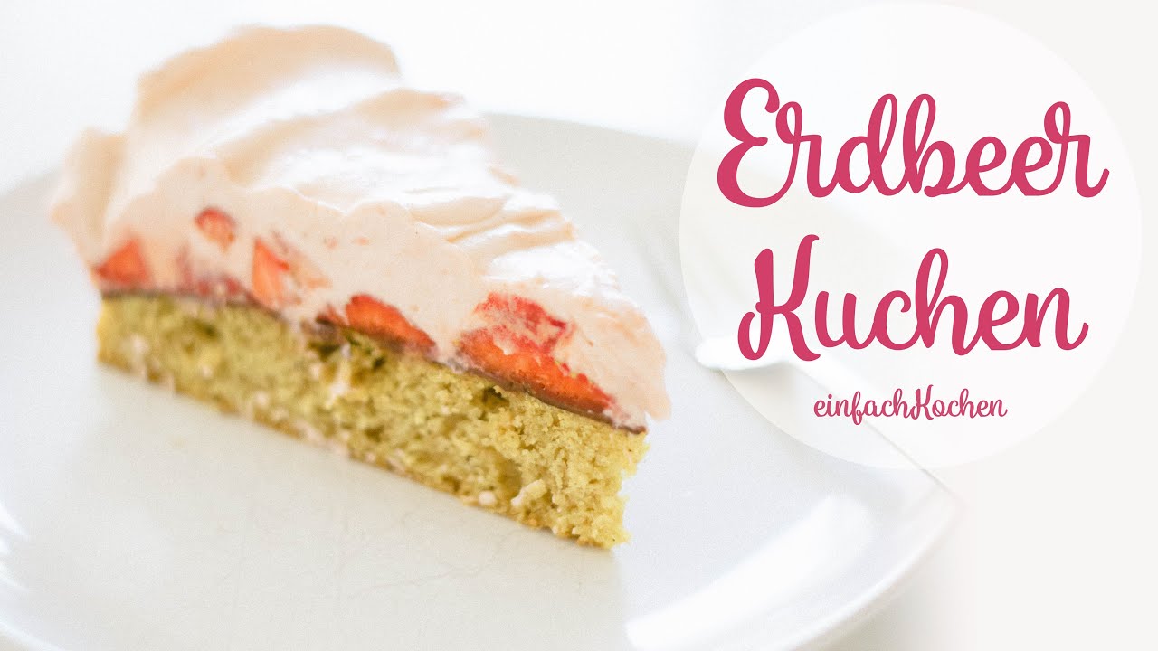 Rezept Veganer Erdbeerkuchen - die beste Erdbeertorte ever!!  einfachkochen