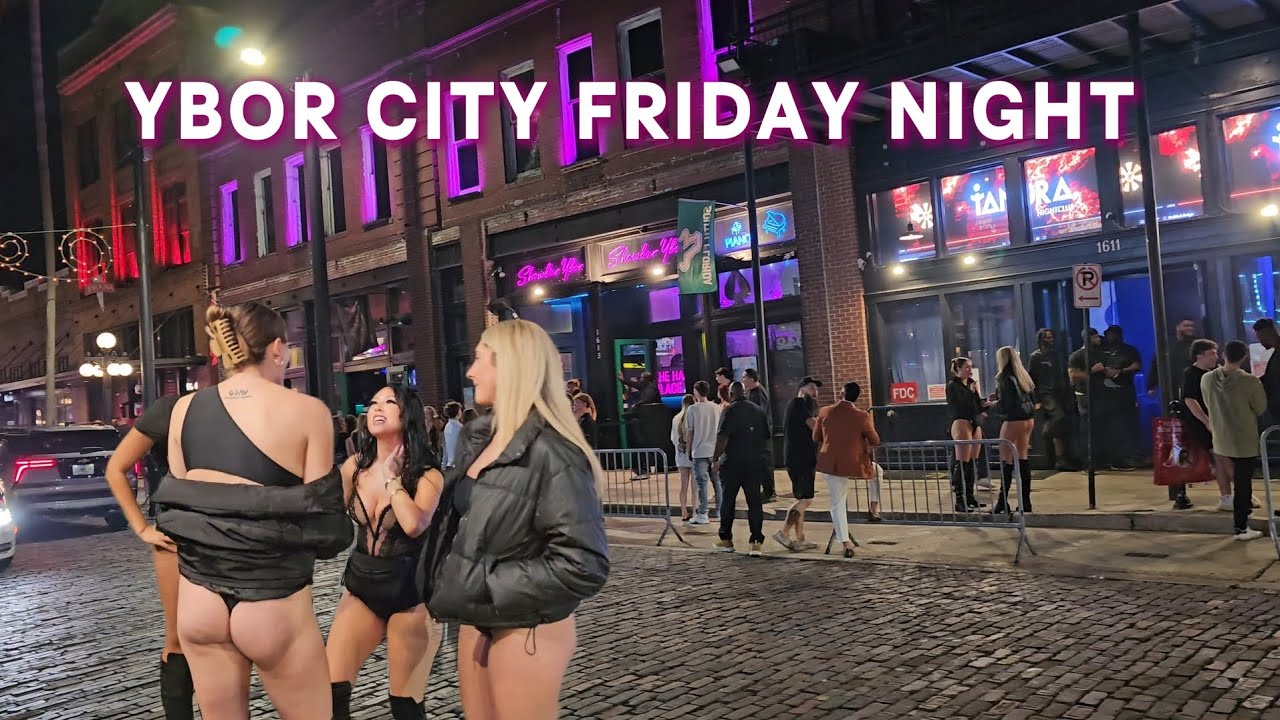 Friday Night Walk in Ybor City | 4K Tampa Nightlife Tour 2026.