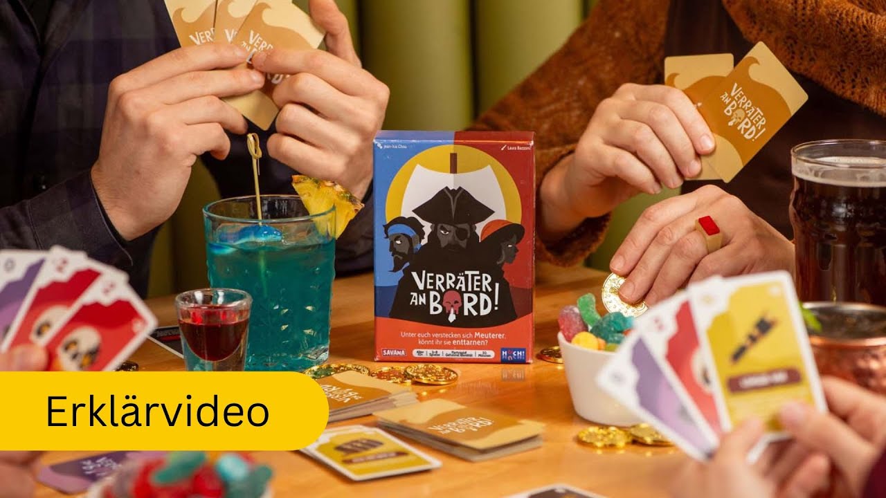Verräter an Bord von HUCH! | Erklärvideo | Partyspiel