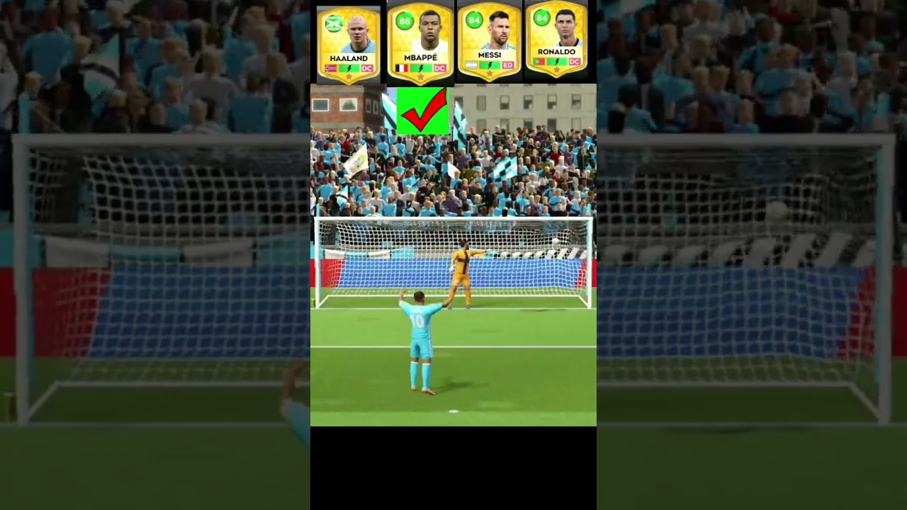Mbappe,Haaland,Ronaldo and Messi Panalty Sootout #DREAM LEAGUE SOCCER 2025#DLS