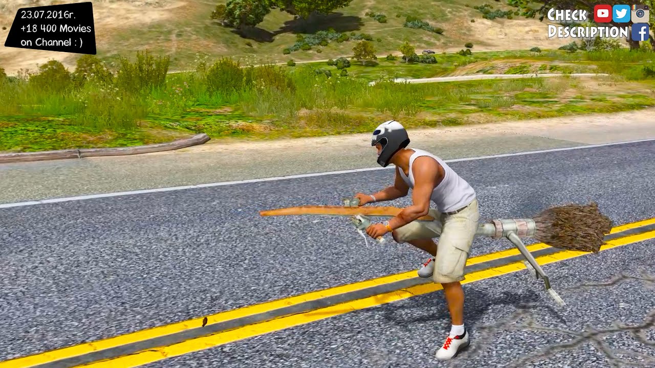Nimbus 2016 Harry Potter Broomstick - GTA V MOD | 2.7K / 1440p ! _REVIEW