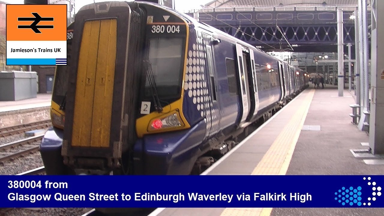 380004 from to Glasgow Queen Street to Edinburgh Waverley via Falkirk High