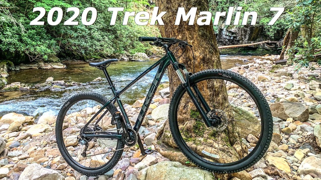 2020 Trek Marlin 7 Takes on The VIRGINIA CREEPER TRAIL!! ( NEW WTB Seat Install / Review )