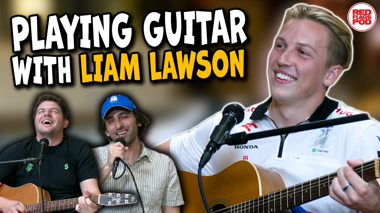 Liam Lawson on Racing with Yuki, Playing Guitar, F1 Drivers' Group Chat, and The New Rookie Class