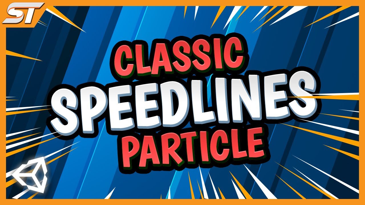 Classic Anime SPEEDLINES Particle in Unity