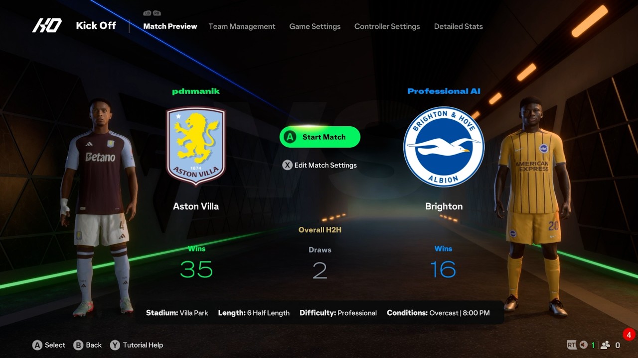 Aston Villa vs Brighton - Full Match -  premier League 25/26