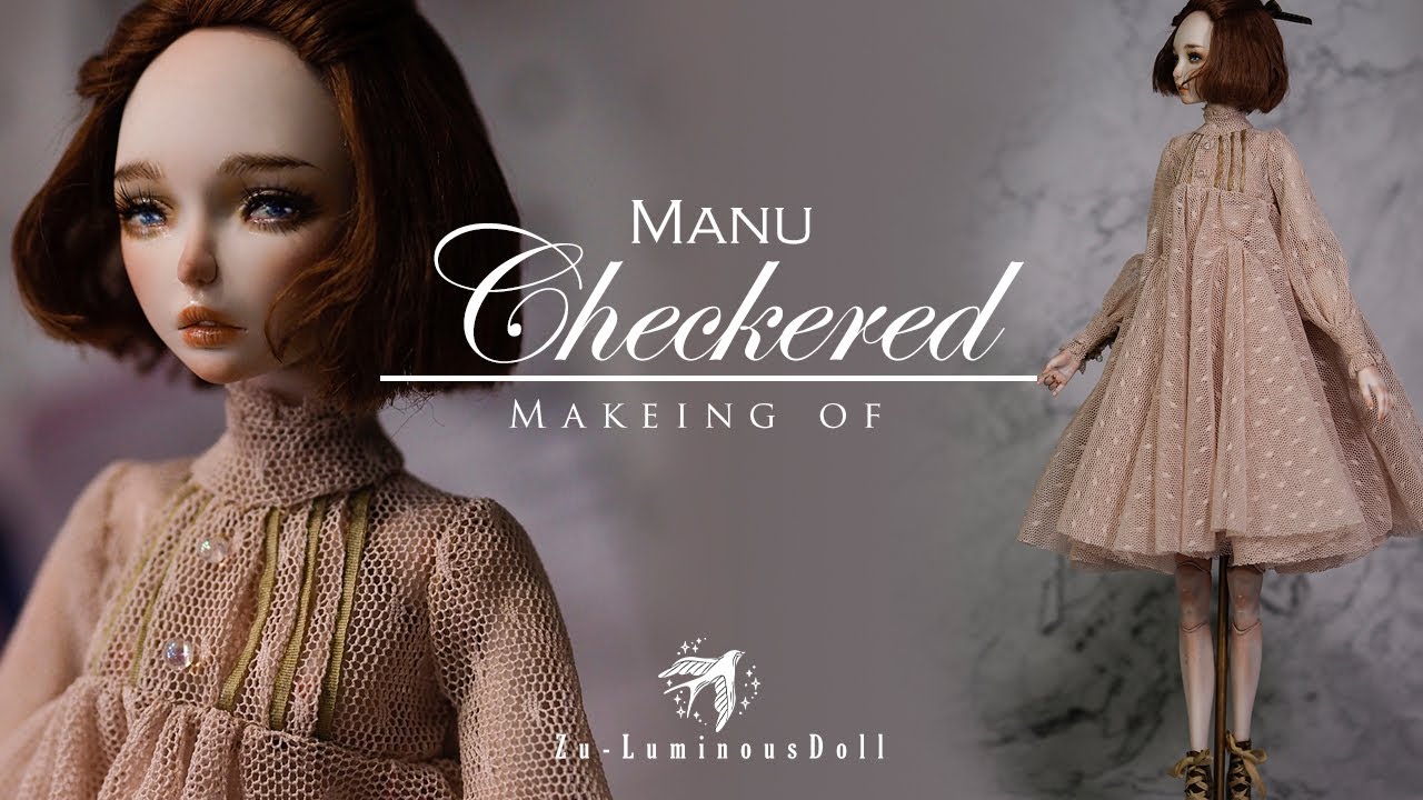 Zu-luminousdoll - pocelian art doll collection -Checkered - Manu