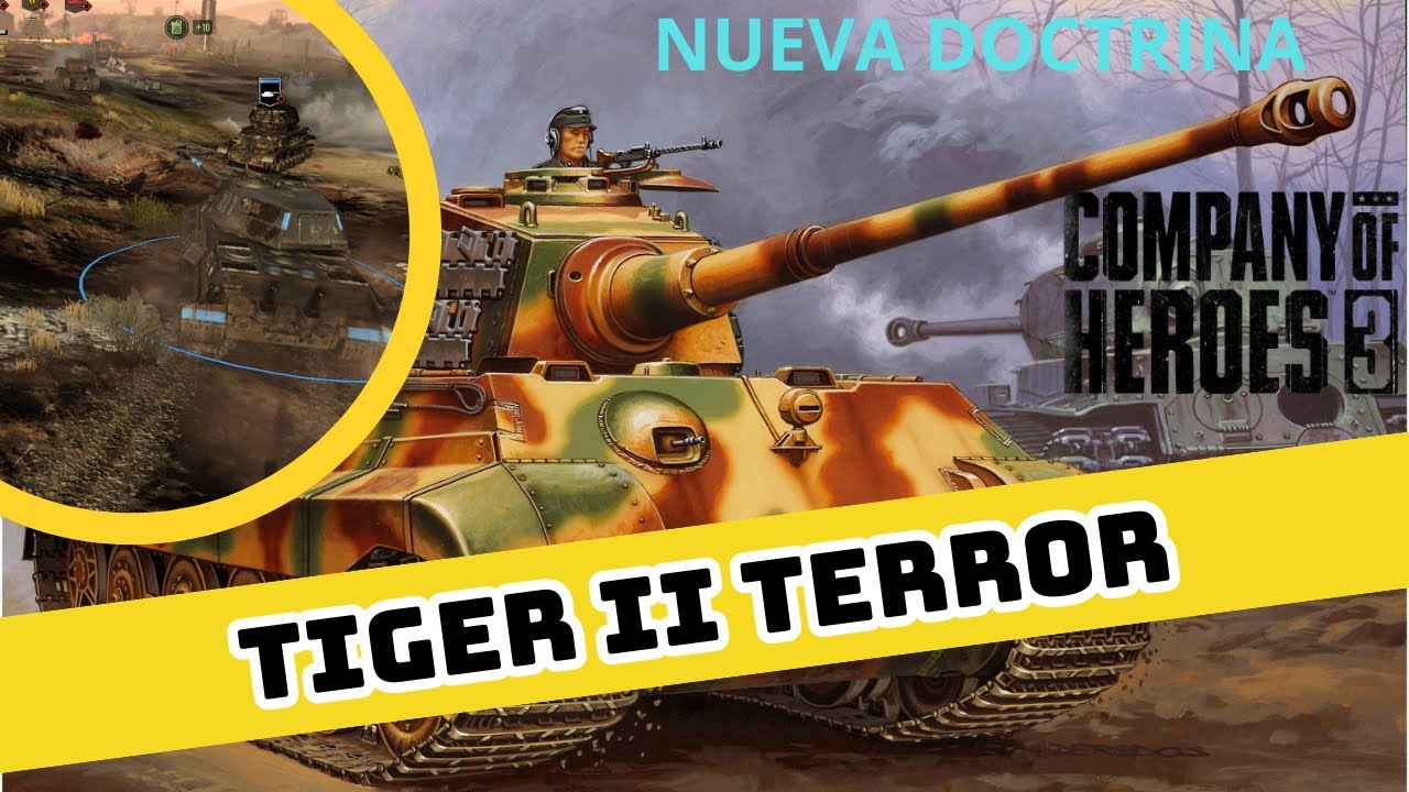 TERROR COMBAT GROUP AND TIGER 2 | Company of Heroes 3 Fire & Steel DLC