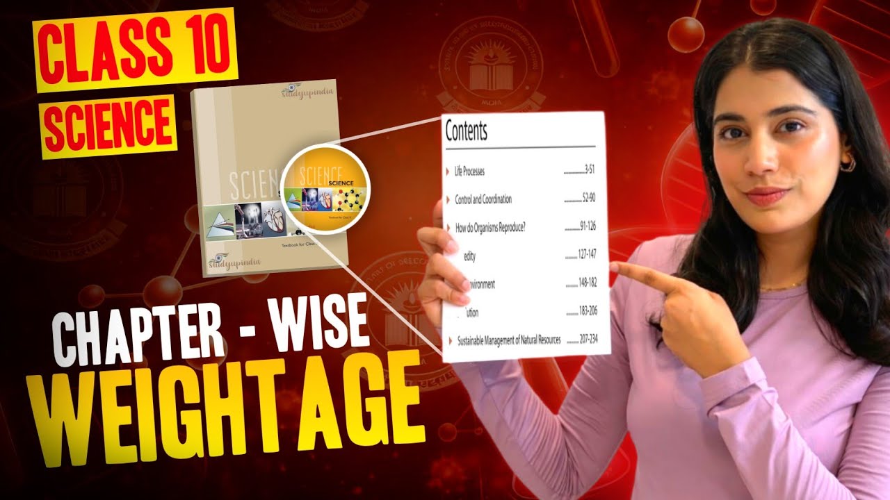 Class 10 Science Weightage 2026-2027 🔥 | Chapter Wise Marks Strategy
