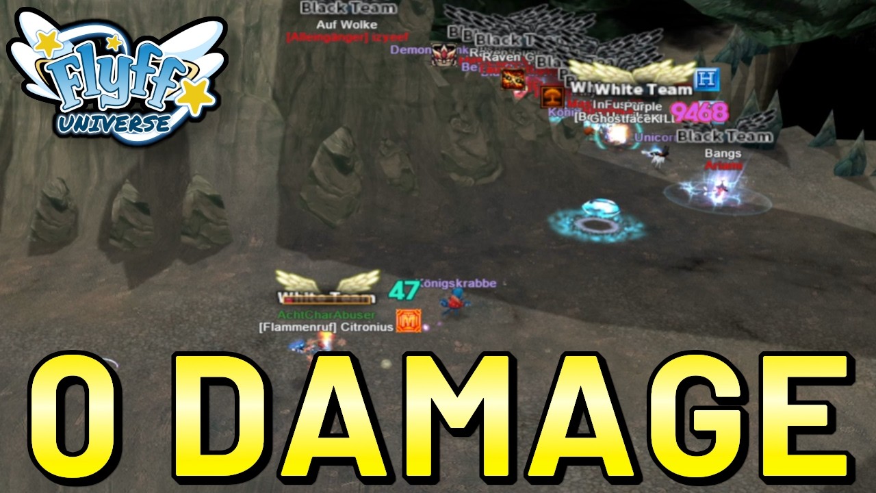 0 Damage... Kalgas Assault PVP Gameplay | Flyff Universe