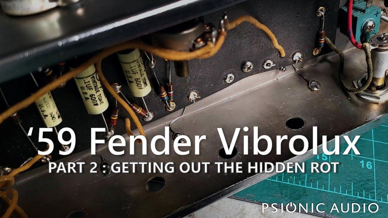 '59 Fender Vibrolux | Part 2 : Getting Out the Hidden Rot