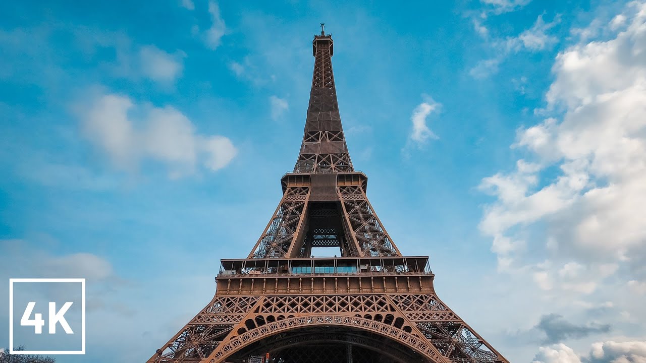 PARIS WALKING TOUR - Toward EIFFEL TOWER [4K-HDR]