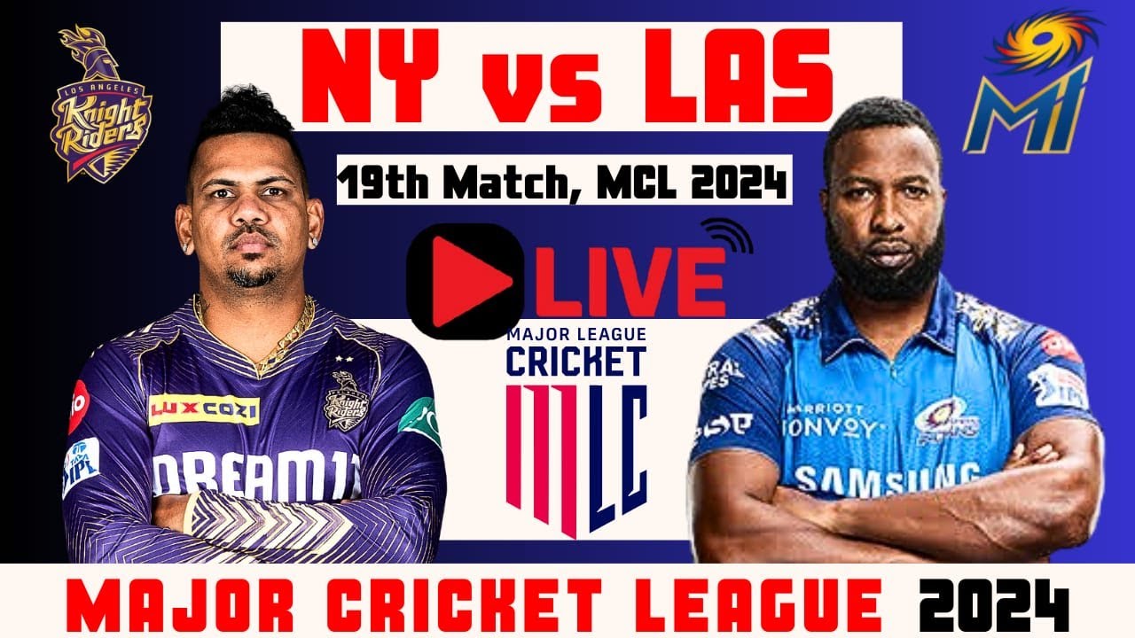 Los Angeles vs MI New York Live | Live score and commentary | USA T20 Cricket League 2024 live