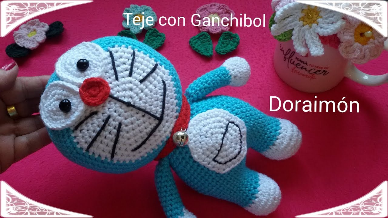 Doraimon // Teje con GanchiBol // Tutorial paso a paso amigurumi