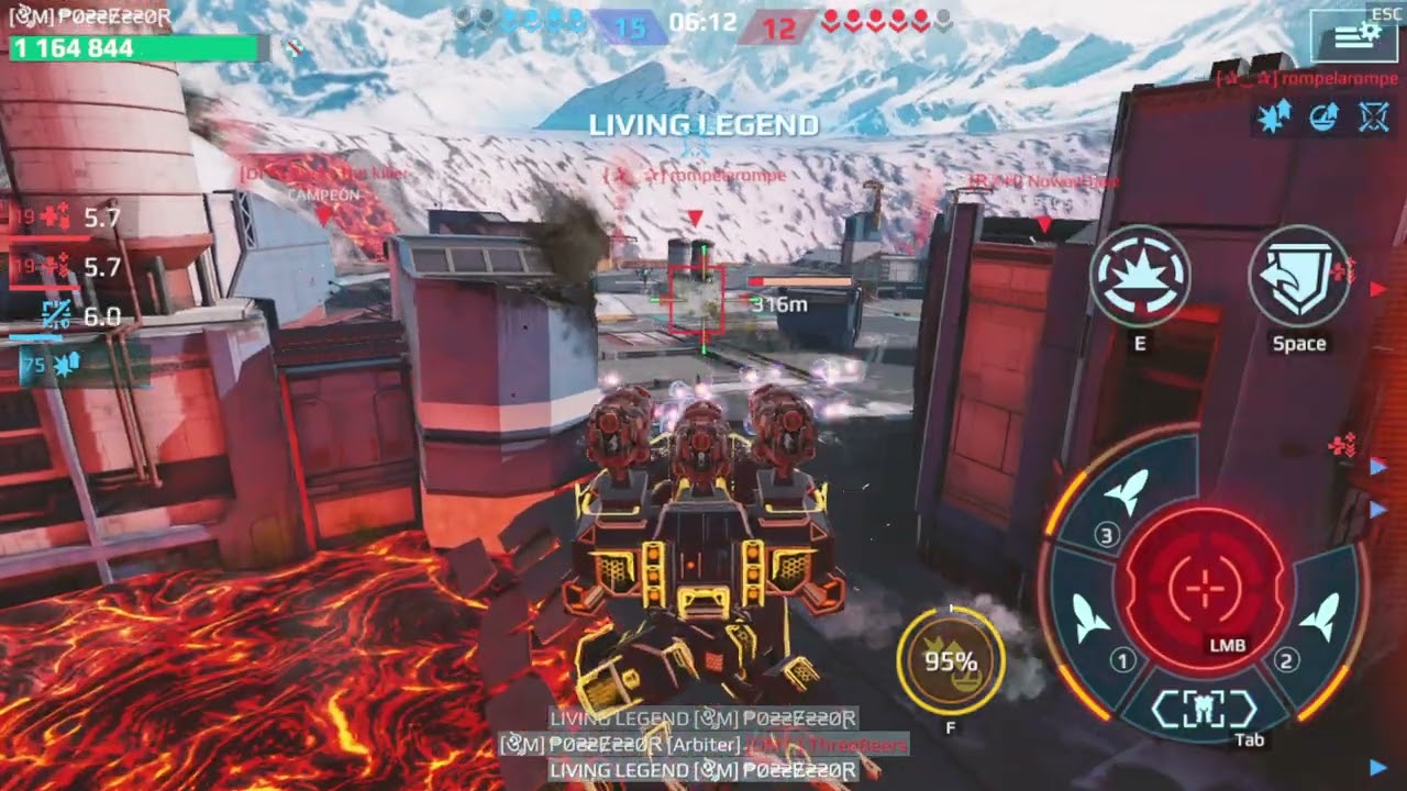 WAR ROBOTS - SOLO 29 KILLS 20 MILLION DAMAGE