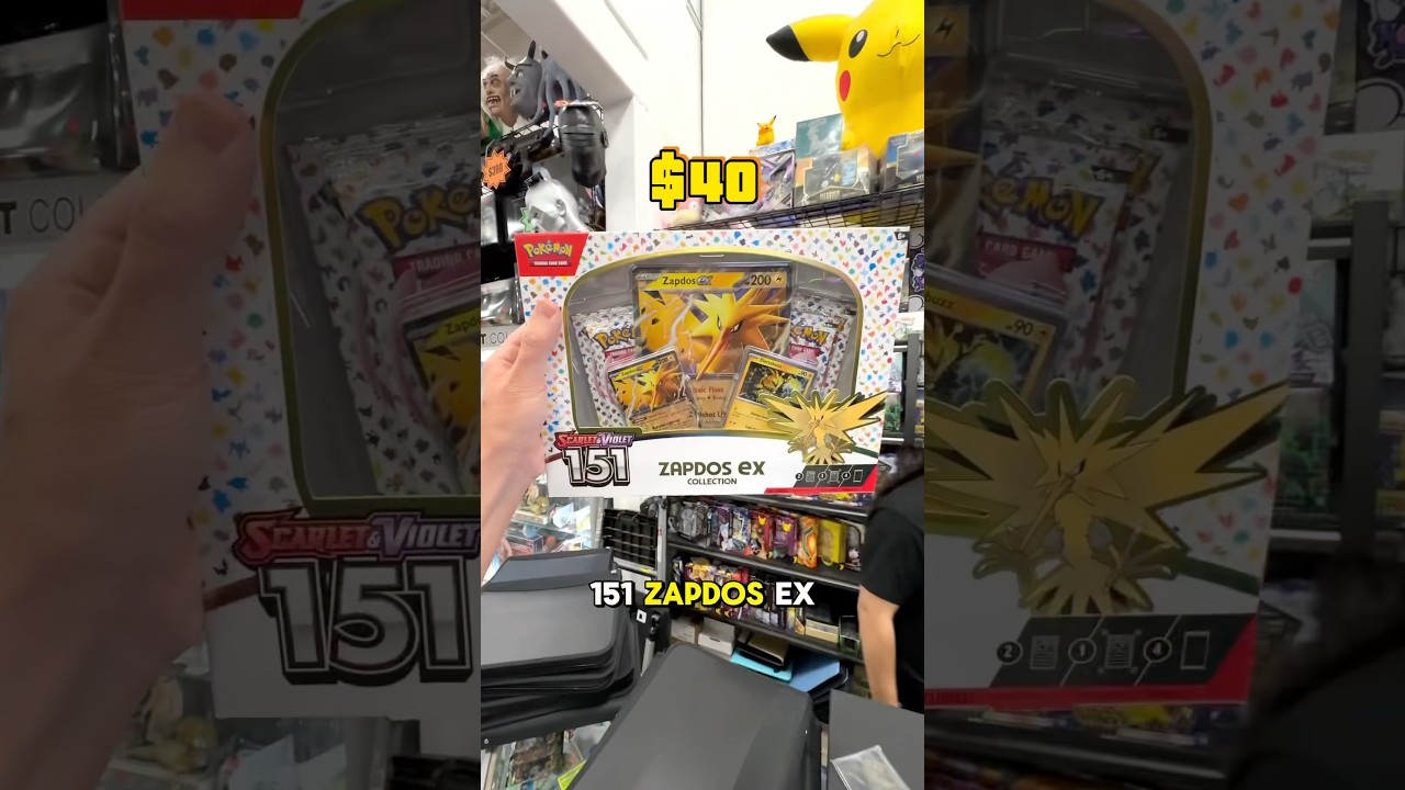 Pok&eacute;mon 151 Zapdos EX Box In 2025 😯📈