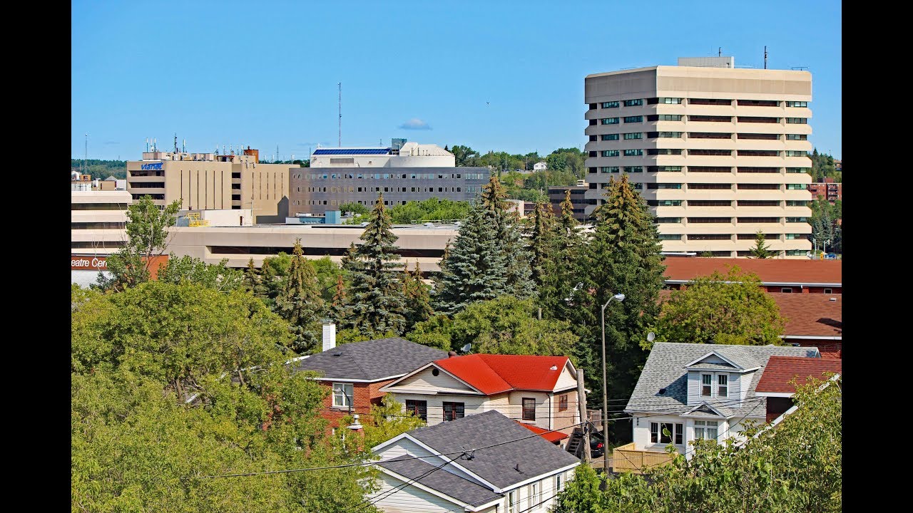 Sudbury, Ontario: Driving Around Downtown (August, 2017)