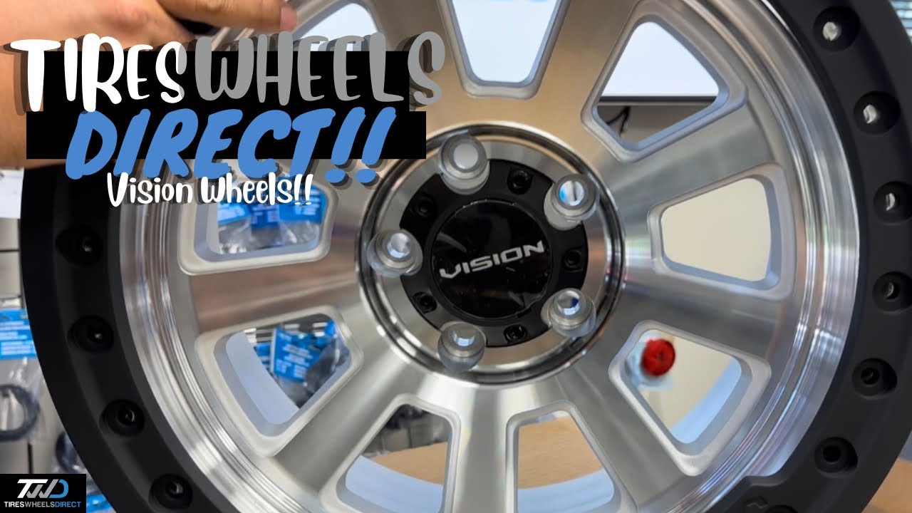 Vision 350 Ojos Beadlock Machined Finish 17x9 -40mm 5x5. Fits Jeep Wrangler Part# 350BL7973ACBR-40