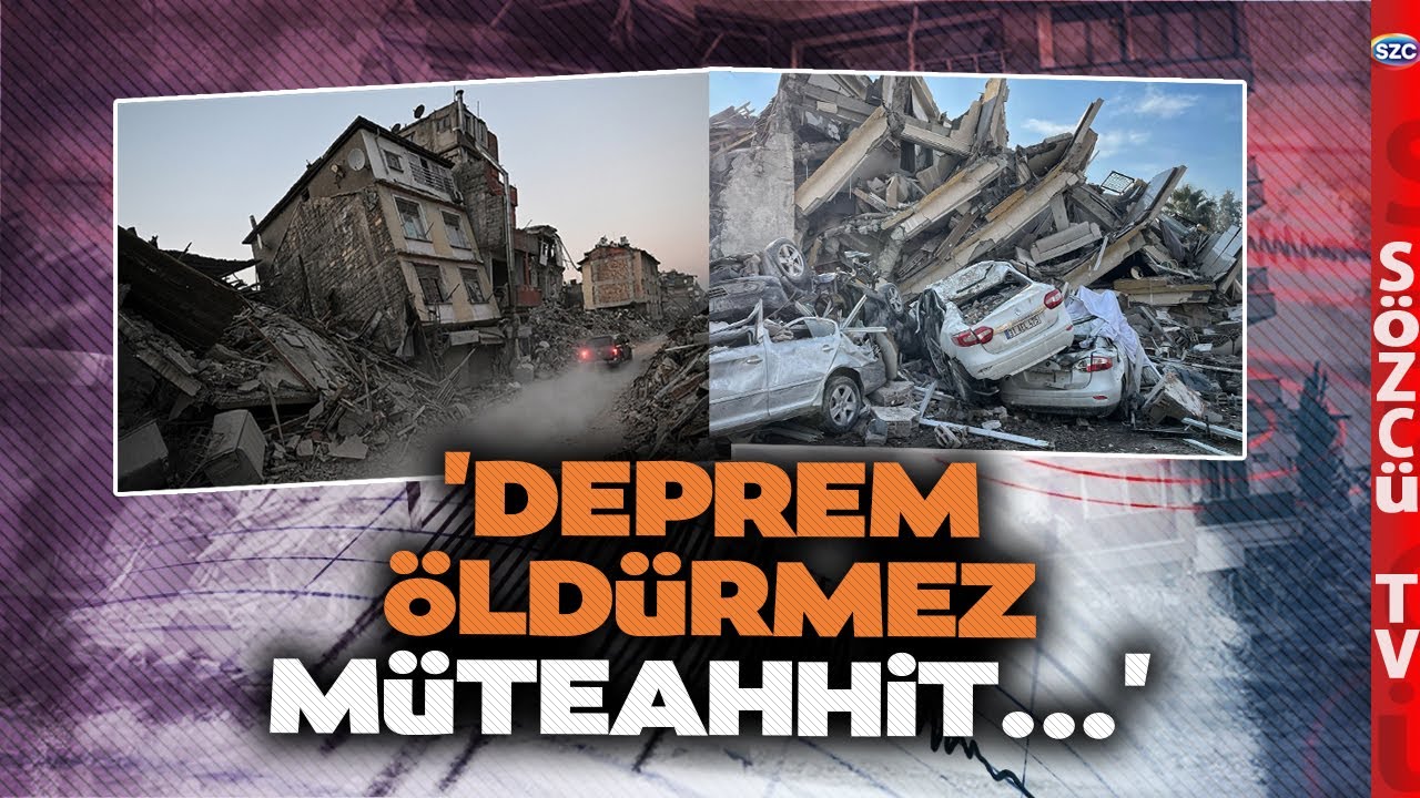 Uzman İsimden İstanbul Depremi Uyarısı! 'DEPREM ÖLDÜRMEZ MÜTEAHHİT ÖLDÜRÜR!'
