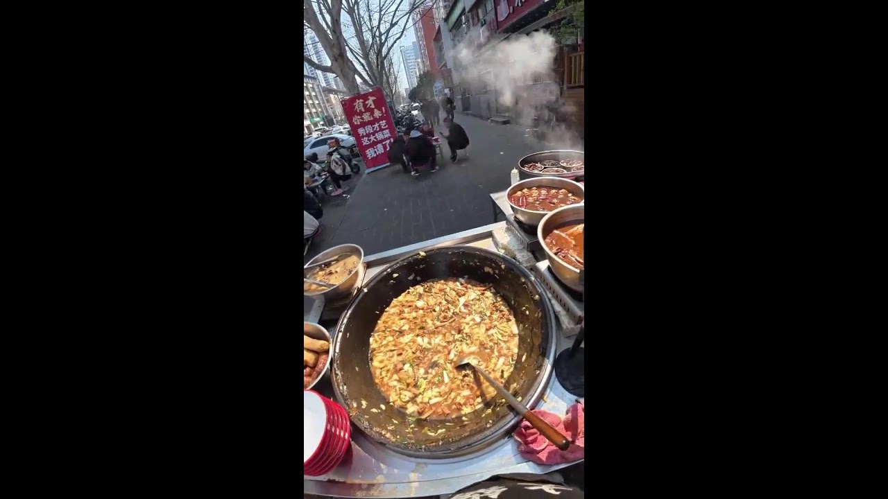 First-Person Hot Dish Service | Chinese Street Food | No Commentary