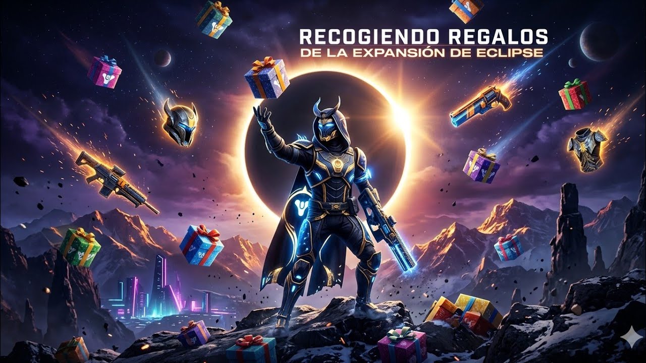 DESTINY 2 GAMEPLAY TITAN CAPITULO 2 COMPLETO ( RECOGIENDO REGALOS DE LA EXPANSION DE ECLIPSE )