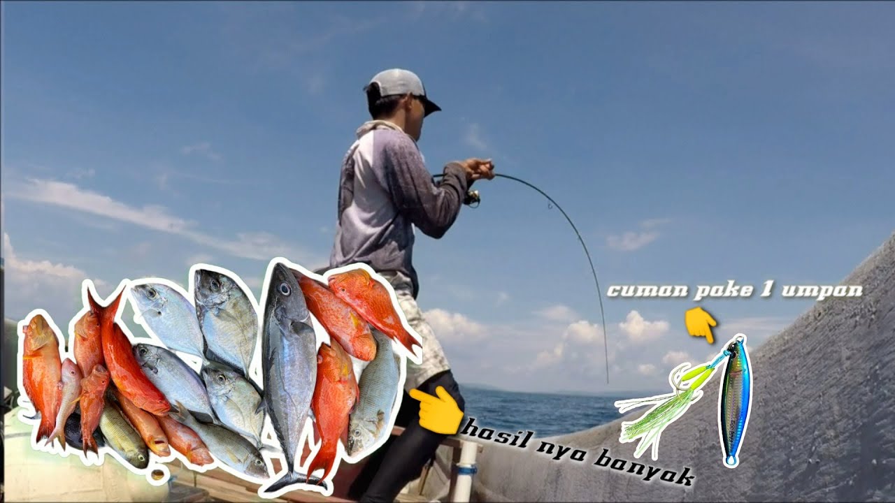 ULtralight jigging dengan metal jig 30 gram FASJ || dapat sambaran bertubi tubi